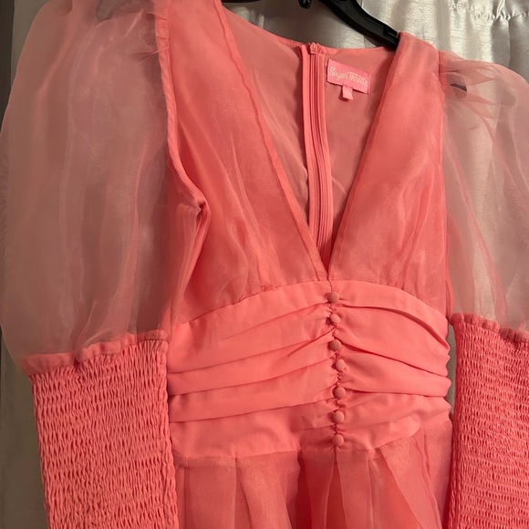 Dolls Kill Sugar Thrillz Talk About Forever Organza Dress - Small - Picture 7 of 9